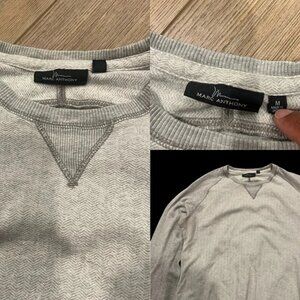Marc Anthony Heather Gray Crewneck Sweater